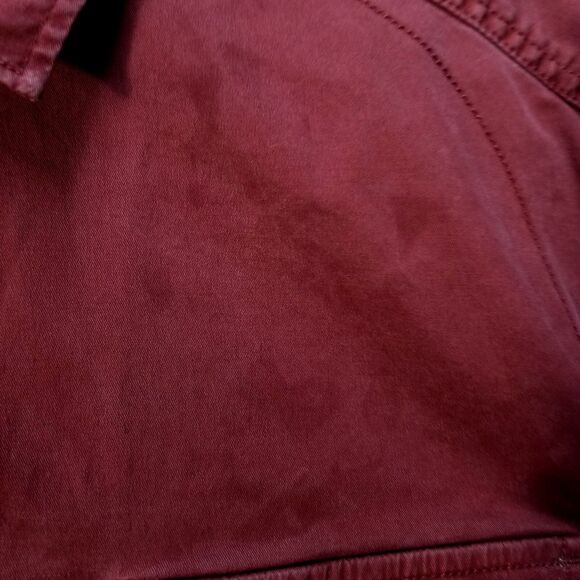 Brothers Sons Shirt Mens M Red Button Up Long Sleeve Collared Dark Wash - Picture 8 of 11